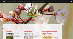 Desktop Screenshot of lebenslieder.org